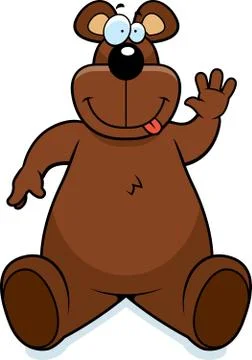 Bear Sitting イラスト素材