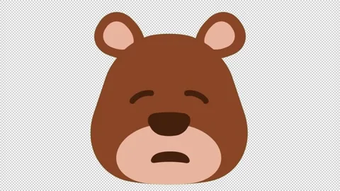 Bear Sleep animation looping Stock Footage 237788053