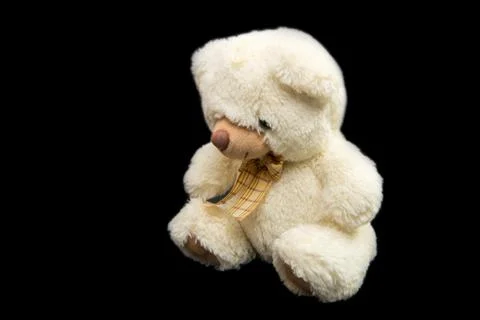 Bear soft toy isolated Stock Photos