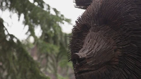 The Bear Statue on the Mall in Aspen 動画素材 84507607