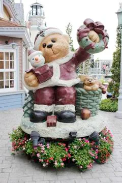 Bear statue Stock Photos