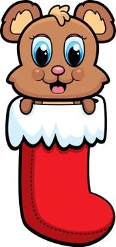 Bear Stocking Stock Illustration