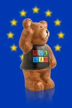 Bear symbol of Berlin Stock Photos