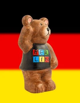 Bear symbol of Berlin Stock Photos