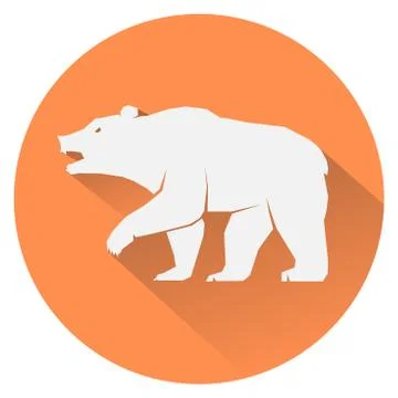 Bear symbol Stock Illustration