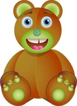 Bear toy. Stock Illustration