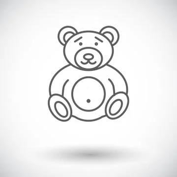 Bear toy Stock Illustration