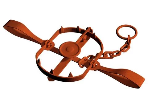 Bear trap Stock Illustration