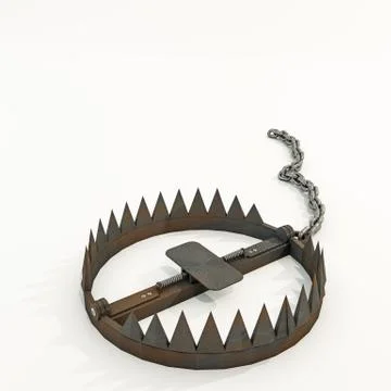 Bear trap Stock Illustration