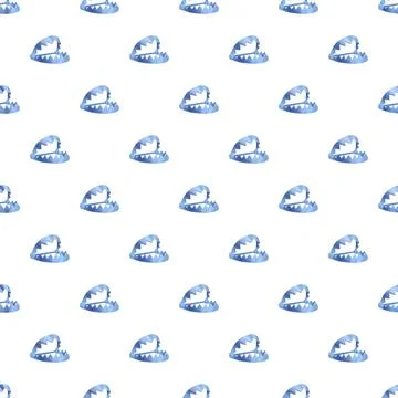 Bear trap pattern creating a danger concept background Illustrazione stock