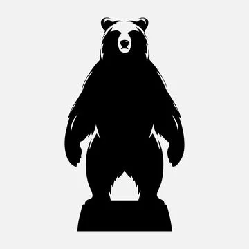 Bear vector art design Stock Illustration