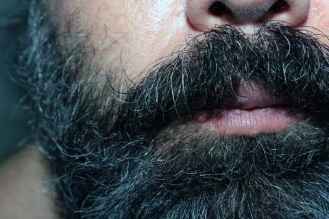 Beard and mustache Stock-Fotos