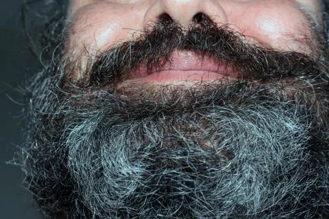 Beard and mustache Stock-Fotos