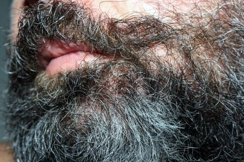 Beard and mustache Foto stock