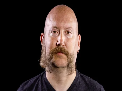 Beard Being Shaved Off Vídeo Stock 75429781