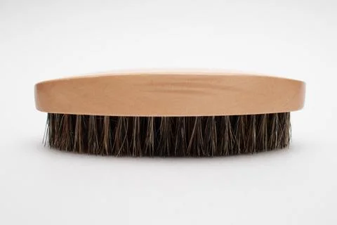 Beard Brush on white background Stock Photos