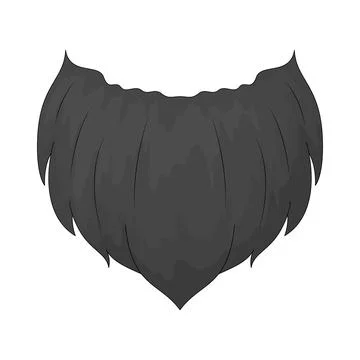 Beard illustration Stock Illustration