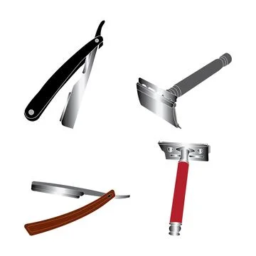 Beard razor icon Stock Illustration