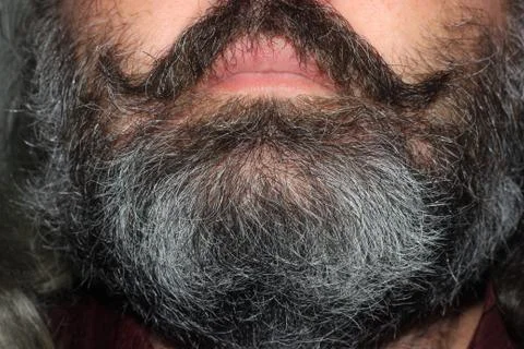 Beard shape Foto stock