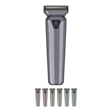 Beard shaver electric cartoon vector graphic Stock Illustration