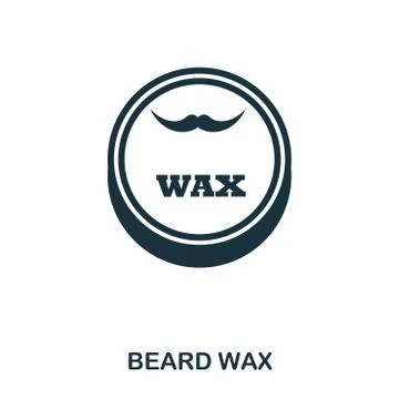 Beard Wax icon. Flat style icon design. UI. Illustration of beard wax icon Stock Illustration