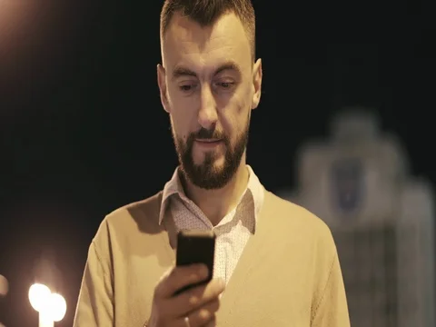 Bearded male Stock Footage 79713547