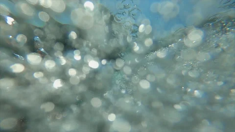 Bearded man diving - outside and underwater footage. V.1 Stock Footage 149216261