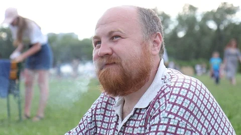 Bearded man Stock Footage 109087804