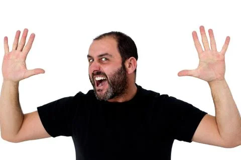 Bearded man Stock Photos