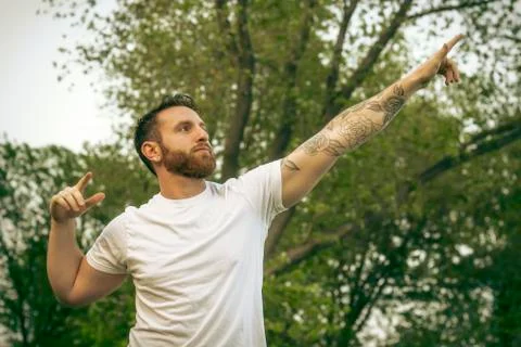 Bearded Man Stock Photos