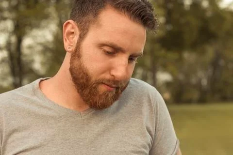 Bearded Man Stock Photos