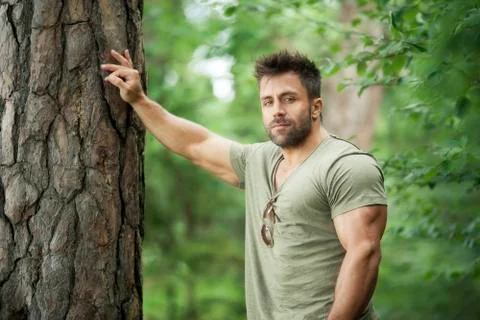 Bearded man Stock Photos