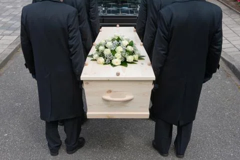 Bearers with coffin Stock Photos