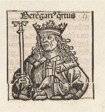 BearGarius II; Bere N Gari US q UA RTus; Liber chronicarum. Presentation i... Stock Photos