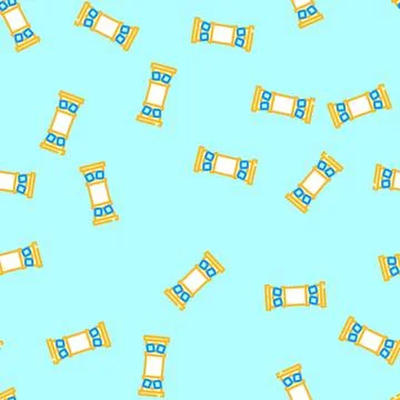 Bearing design mechanical engineer vector seamless pattern Stock Illustration
