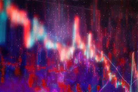 Bearish Chart Stock Illustration