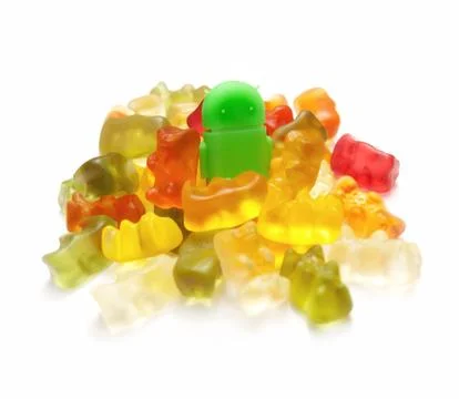 Bears and android Stock Photos