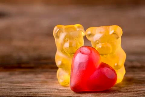 Bears in love Stock Photos