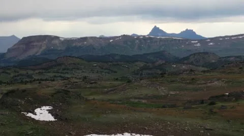 Beartooth Highway Panorama Stock Footage 8987999