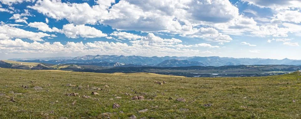 Beartooth Highway Panoramic Stock-Fotos