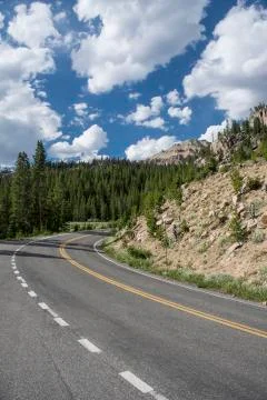 Beartooth Highway Road Stock Photos