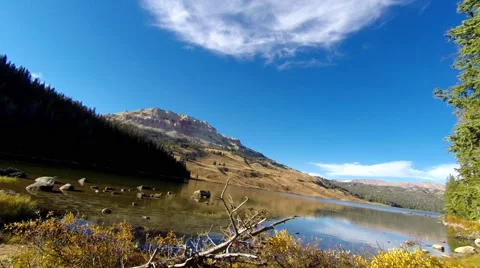 Beartooth Lake, Beartooth Mountains Yellowstone National Park Stock Footage 42663306