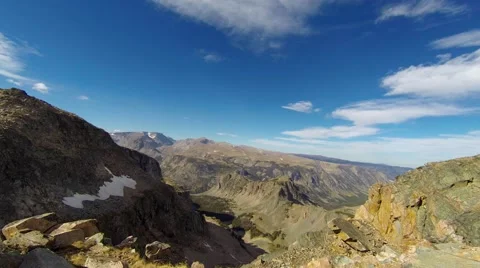 Beartooth pass in yellowstone national park Stock Footage 42659524