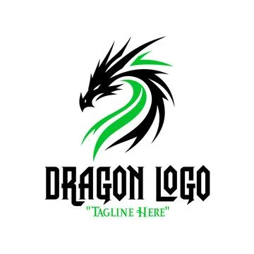 Beast of the Dragon Logo Stock Illustration