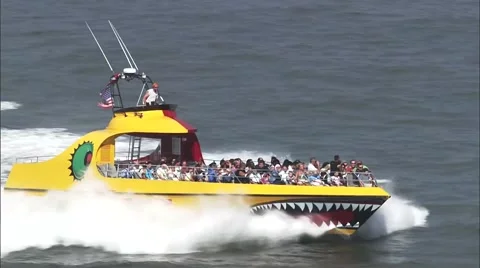 Beast Speedboat Hudson River Stock Footage 40668808