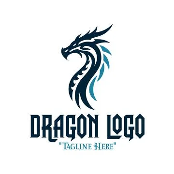 Beastly Dragon Force Logo Illustration