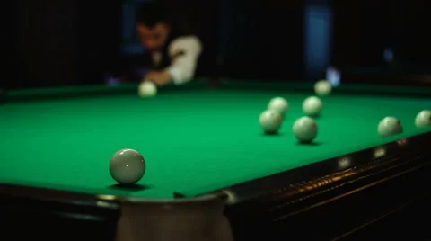 Beat in billiards Stock Footage 54498610