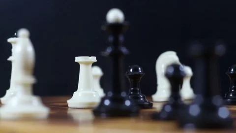 Beat the black queen Stock Footage 77279147