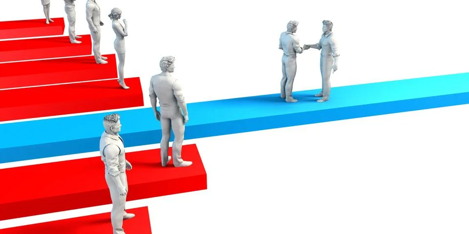 Beat the Competition Stock Illustration
