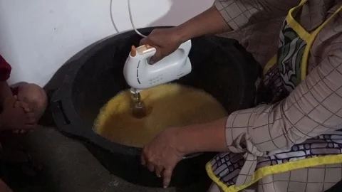 Beat eggs Stock Footage 105045547